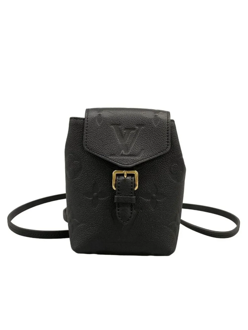 Louis Vuitton Backpack Monogram Empreinte Tiny Noir Leather Cowhide